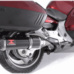 température échappement moto